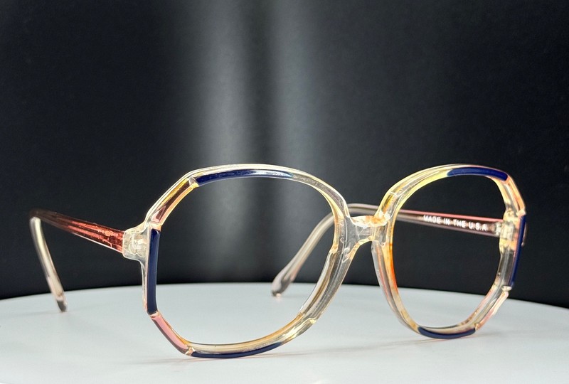 VTG PATHWAY Butterfly MIDNIGHT ROSE Womens 80’s Eyeglasses FRAMES ONLY