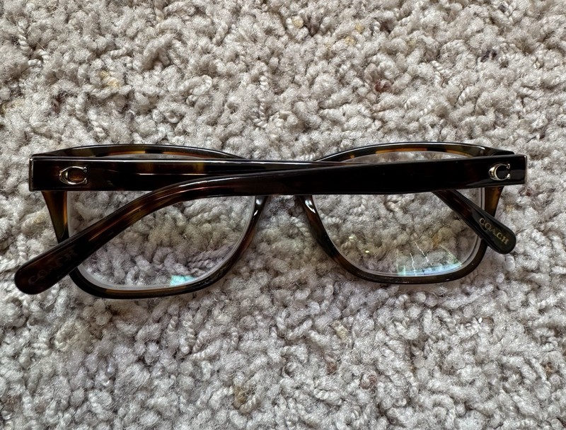 Coach HC6129 5446 Black/Tortoise Eyeglasses Frames Only 54-16-140 Glasses 6129 gallery