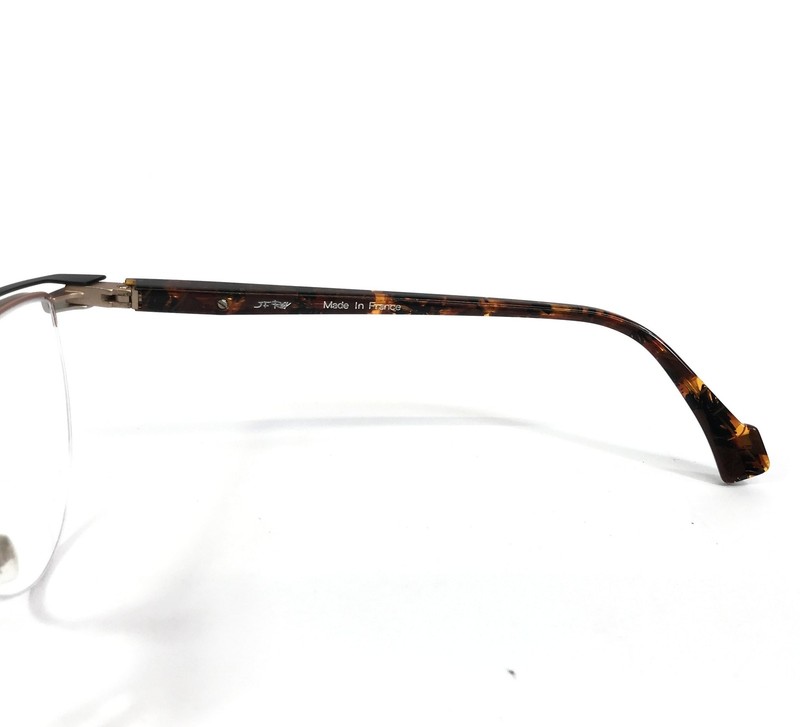 JF Rey Eyeglasses Frames JF2856 5590 Pink Gold Demi Cat Eye Half Rim 52-18-143 gallery