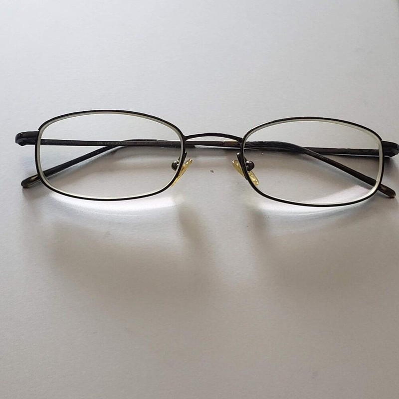 Giorgio Armani 135 GA7 9Q9 50 19 6 4 Made in Italy Metal Frame Eyeglasses