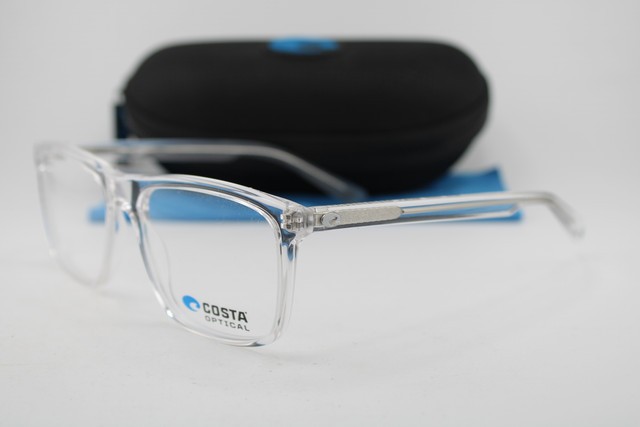 NEW COSTA DEL MAR 06S1008 10080555 MRA220 39 CLEAR AUTHENTIC EYEGLASSES 55-17