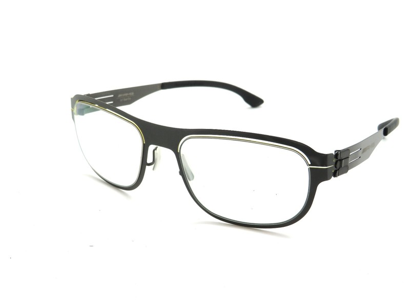 IC BERLIN x AMG 03 Shiny Gunmetal/Yellow 55mm Eyeglasses gallery