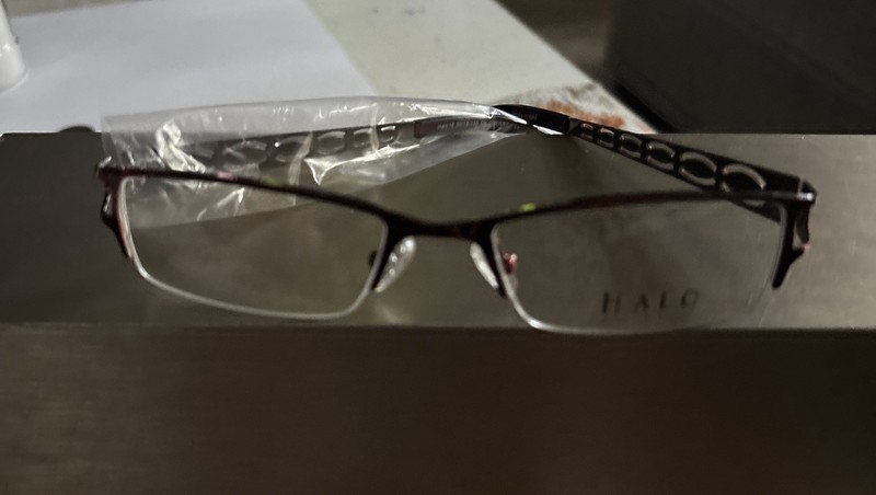 HALO PARIS EYEGLASSES FRAME 16 DARK CHERRY 50/18/135 BRAND NEW!!