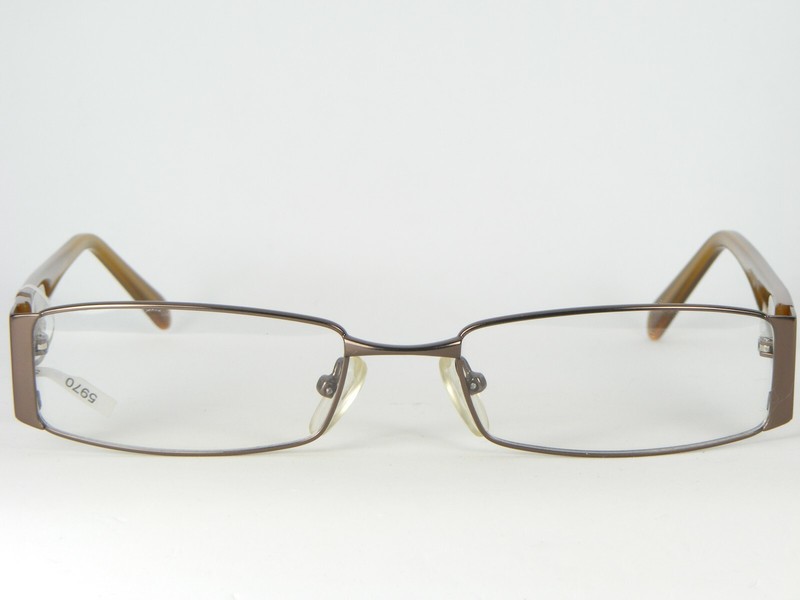 Sunoptic 493C L0207 PALE BROWN EYEGLASSES GLASSES METAL FRAME 51-17-135mm gallery