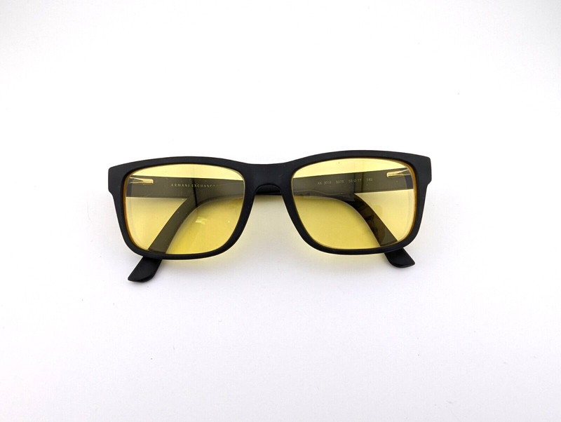 Armani Exchange Eyeglasses, Frames Only, AX 3016 8078 Black, 53-17-145, Brazil