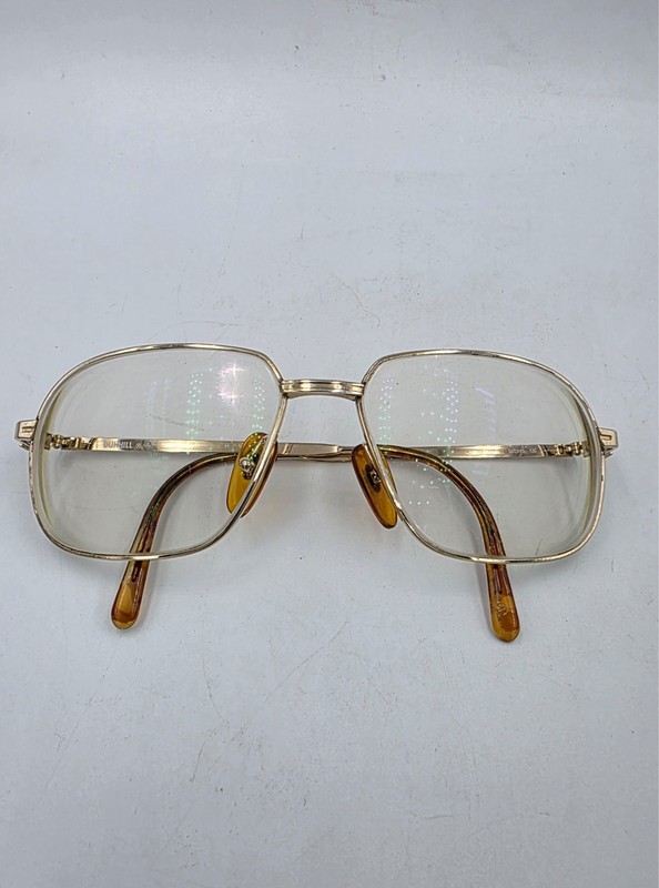 Vintage Dunhill 6123 41 Gold Eyeglasses Frame Austria 55-15 135 – Frame Only