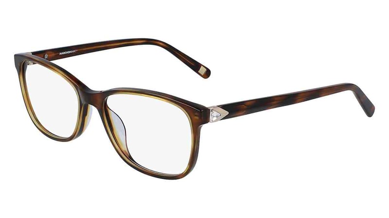 Marchon NYC M-5006 Tortoise 215 Plastic Optical Eyeglasses Frame 54-17-140 RX AB
