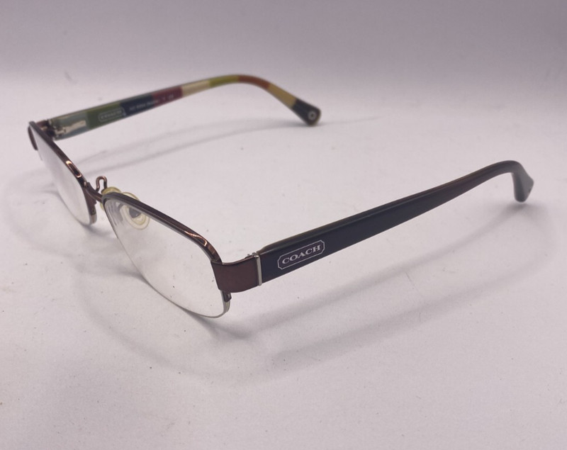 COACH EYEGLASSES FRAMES ONLY HC5004 MULTICOLOR HALF RIM 51-16-135 gallery