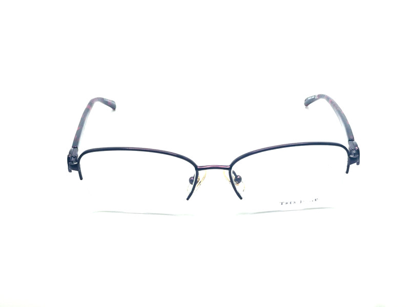 NEW AUTHENTIC TRES JOLIE 163 614 Burgundy Wine Women Eyeglasses 54mm 16 135 gallery