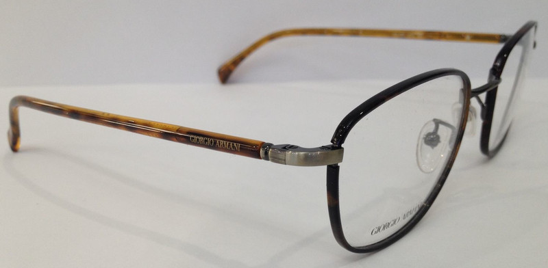 GIORGIO ARMANI GA880 HAVANA GUNMETAL O7S EYEGLASSES FRAME 50-21-145 ITALY NEW RX gallery