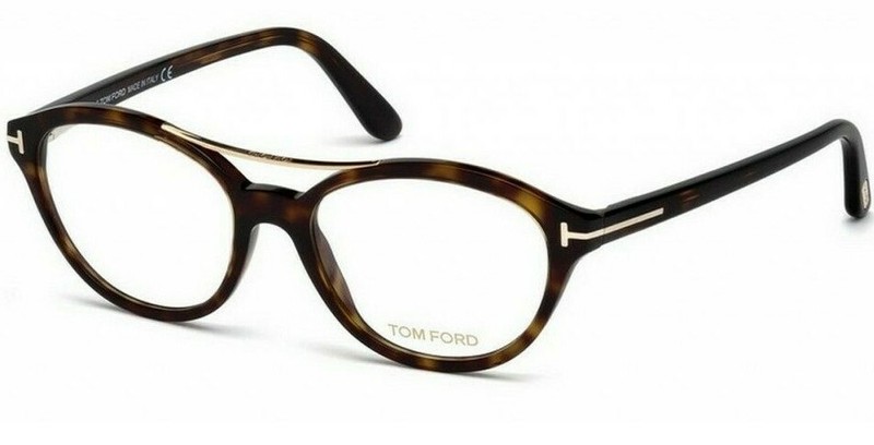 Tom Ford Eyeglasses TF 5412 052 Havana & Gold Brille Glasses Frames Rx 52-17-140