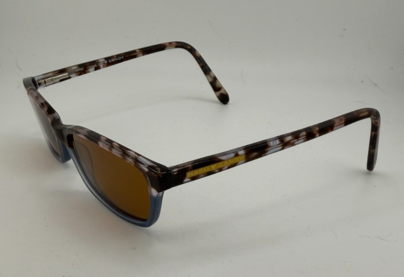 HARD CANDY EYEGLASSES FRAMES ONLY HC15 BROWN TORT/BLUE FULL RIM 51-15-140