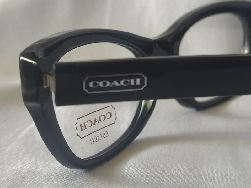 Coach HC6045 Dahlia Black Eyeglasses Frames 5002 Cat Eye 51 18 135 Authentic NEW gallery