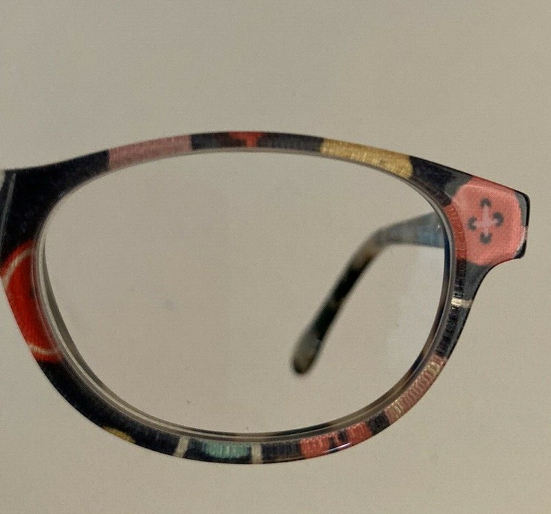 OKKI Oscar Children/Small Frame Eyeglass Frame Italy Floral Leopard 47 17 125 gallery