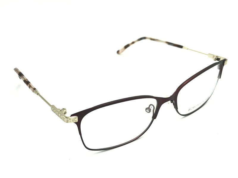 BCBG MAXAZRIA Anita Women’s Wine Tortoise Rectangular Eyeglasses 54-16 135 NEW