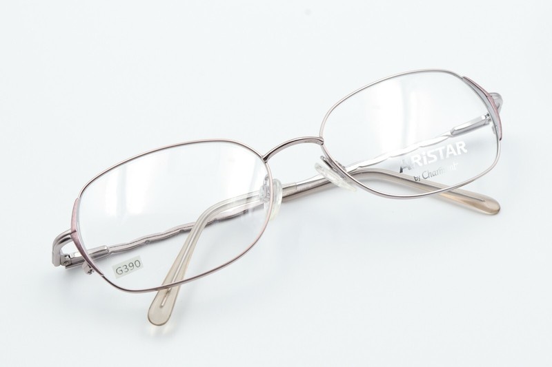 ARISTAR by Charmant AR6868 524 Silver-Light Rose 54-17-135 Frame Flex +Case G390