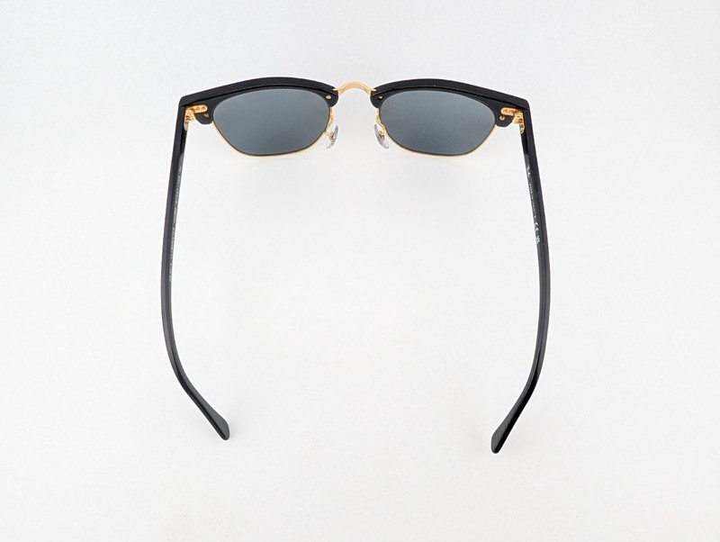 Ray Ban Eyeglasses, Frames Only, RB 3016 CLUBMASTER W0365, 51-21-145, Black/Gold gallery
