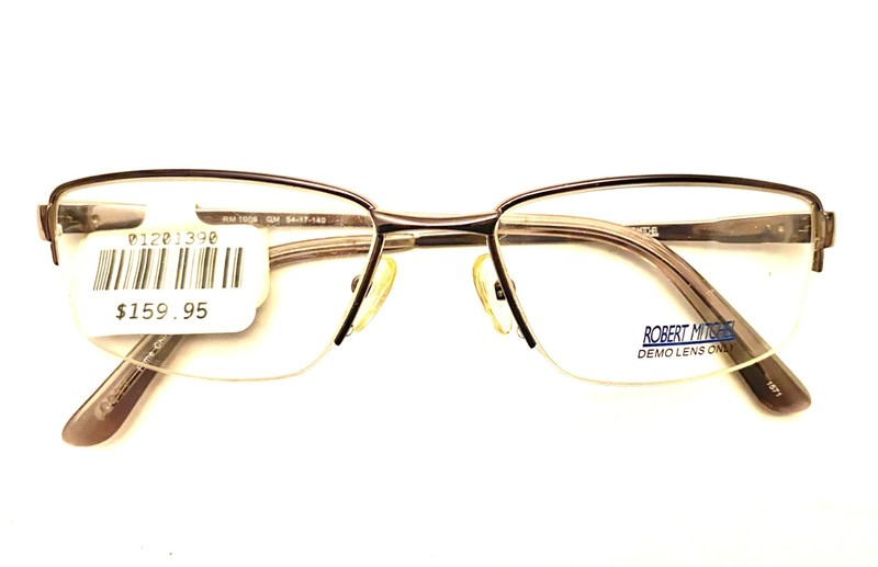 Robert Mitchel Eyeglasses RM 1009 GM Half Rim 54-17-140