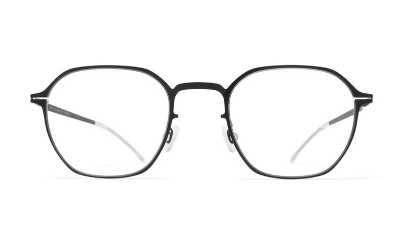 Mykita Isla 152 Eyeglass Frame 48mm Black Geometric Unisex New Authentic