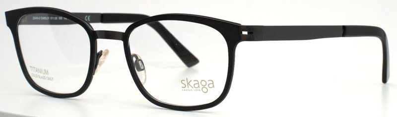 SKAGA 2540-U Daelvi 509 Gunmetal Mens Rectangle Eyeglasses 51-20-140 B:37 B