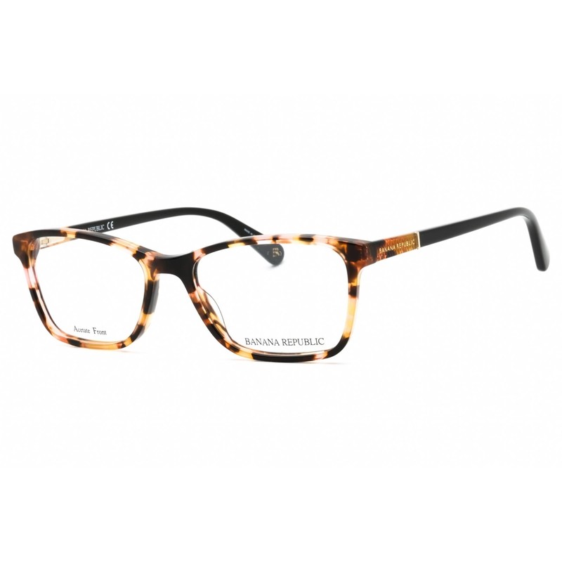 Banana Republic Women’s Eyeglasses Brown Havana Pink Full Rim BR 207 0S0R 00
