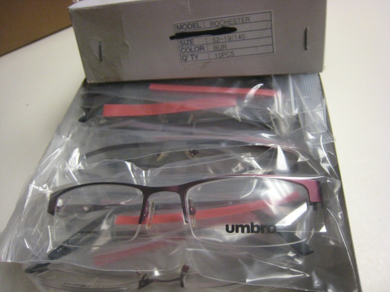 10 yes 10 UMBRO EYEGLASSES FRAME ROCHESTER BUR 52-19-140 DEMO
