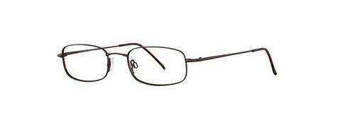 Tech Flex Titanium Mens Eyeglasses F1503 Brown with CASE Size 51-19-145 gallery