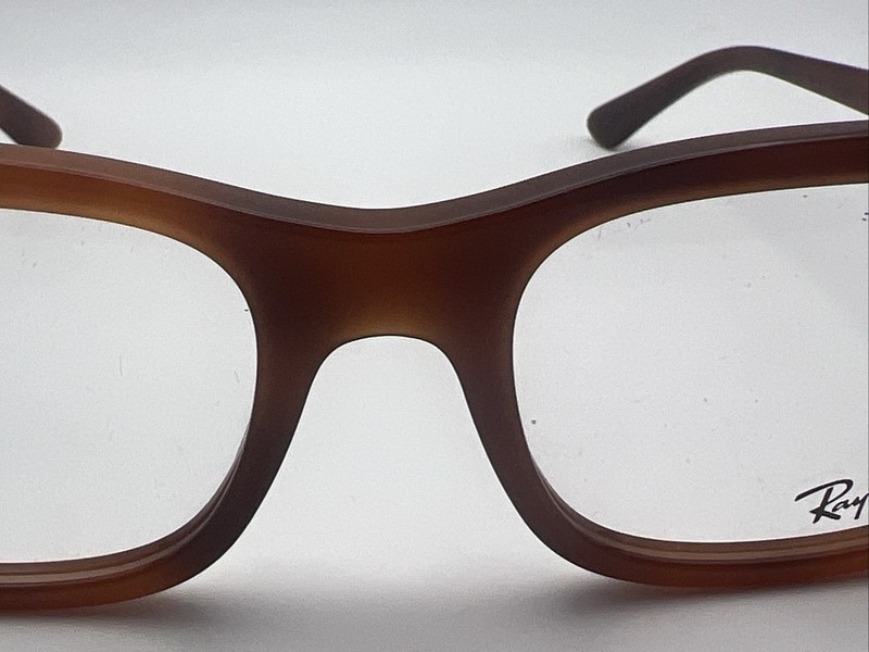 Ray-Ban RB5383 5944 54/19 150 Light Brown Eyeglass Frames WW852 gallery