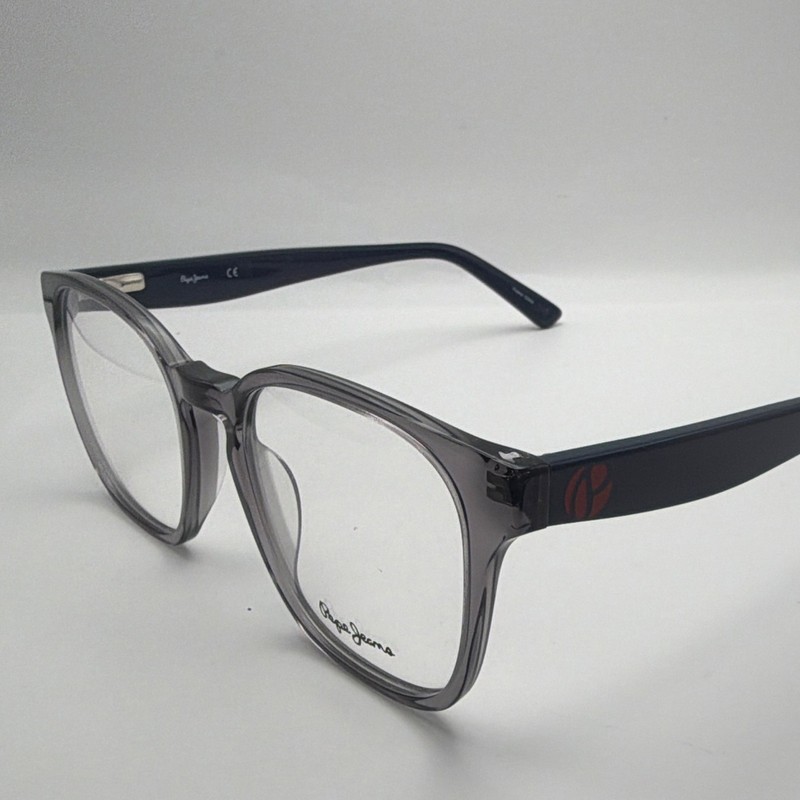 Pepe Jeans Geralt PJ3514 988 Gray Square Plastic Full Rim Frames 51/19 145 gallery