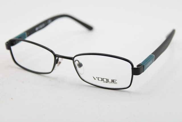 NEW VOGUE VO 3926 352-S BLACK BLUE GUNMETAL AUTHENTIC EYEGLASSES 46-16