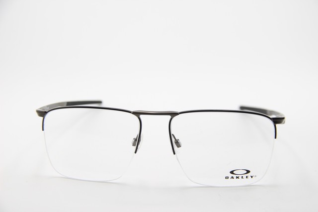 NEW OAKLEY OX3026-0257 VOON BLACK GUNMETAL PEWTER AUTHENTIC EYEGLASSES 57-17 gallery