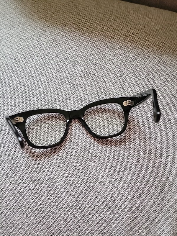 CUTLER GROSS THICK BLACK RETRO EYEWEAR M0935 C:B 50/21/145 EYEGLASSES FRAME ONLY gallery
