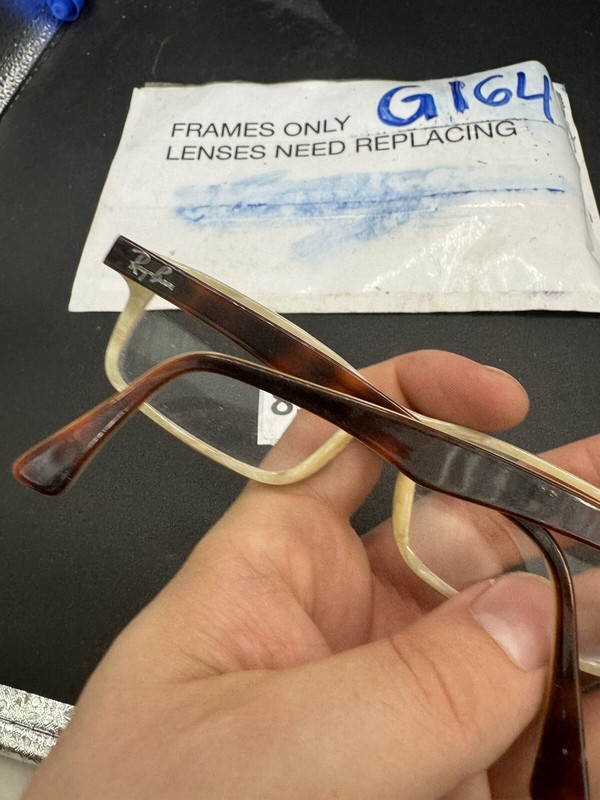 Ray Ban RB 5162 2361 Rectangle Brown Eyeglasses Optical Frames 52-16-140 11002 gallery