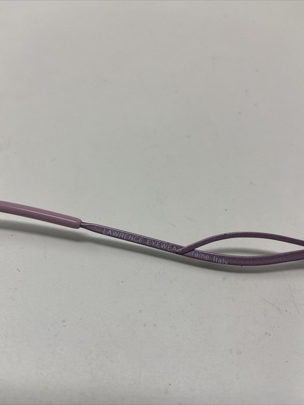 LAWRENCE EYEWEAR EYEGLASSES FRAME HALF RIM WOMENS LINDSEY MAUVE 56-18-140 T777 gallery