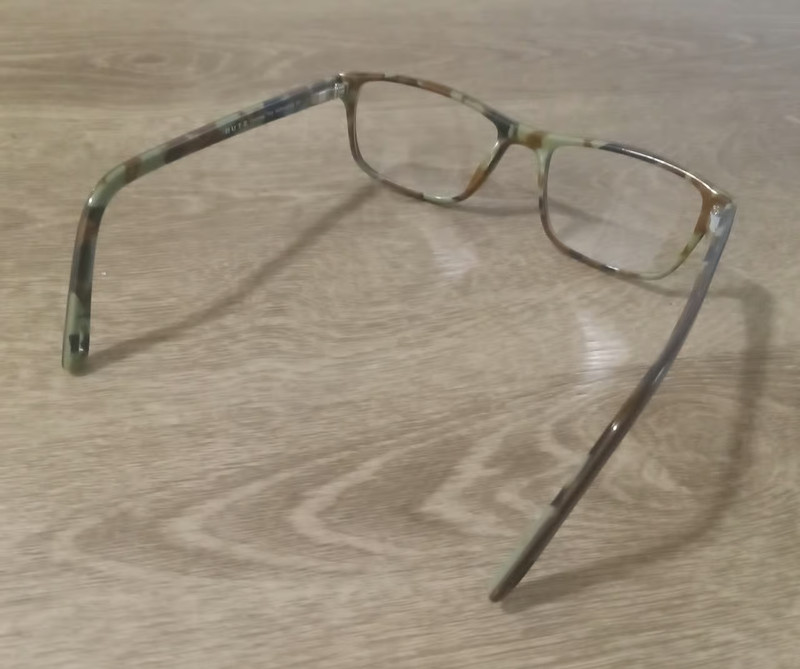 Dutz DK117 Col.35 Eyeglasses Frames Only Netherlands Handmade 48-16-130 Vintage gallery