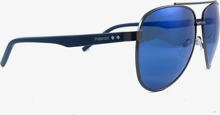 Polaroid Sunglasses PLD2043 Polarized 61-14-140 matte gun blue mir PLD2043-R80