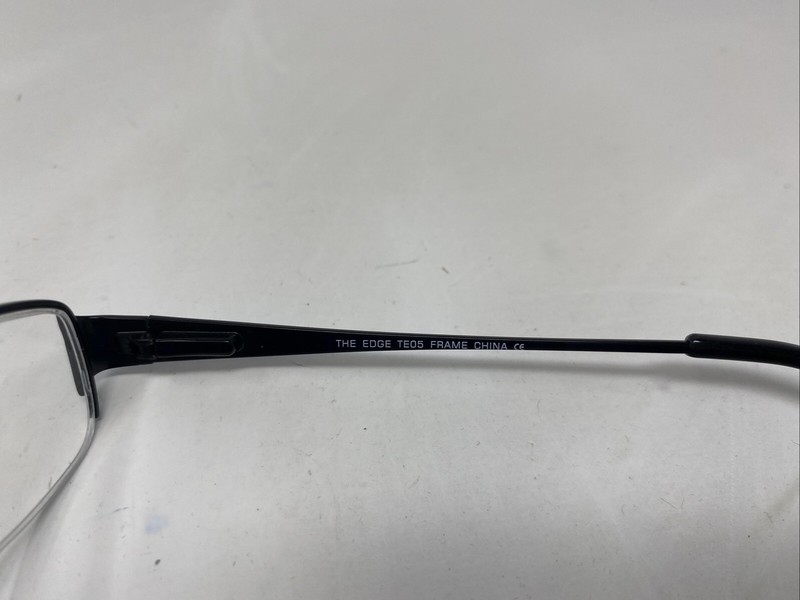 THE EDGE TE05 BLACK 51-18-135 Metal Half Rim Eyeglasses Frame “K90 gallery
