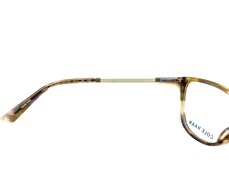 Cole Haan Eyeglasses CH5047 310 SLATE TORTOISE Cat Eye Full Rim 52-17-140 gallery