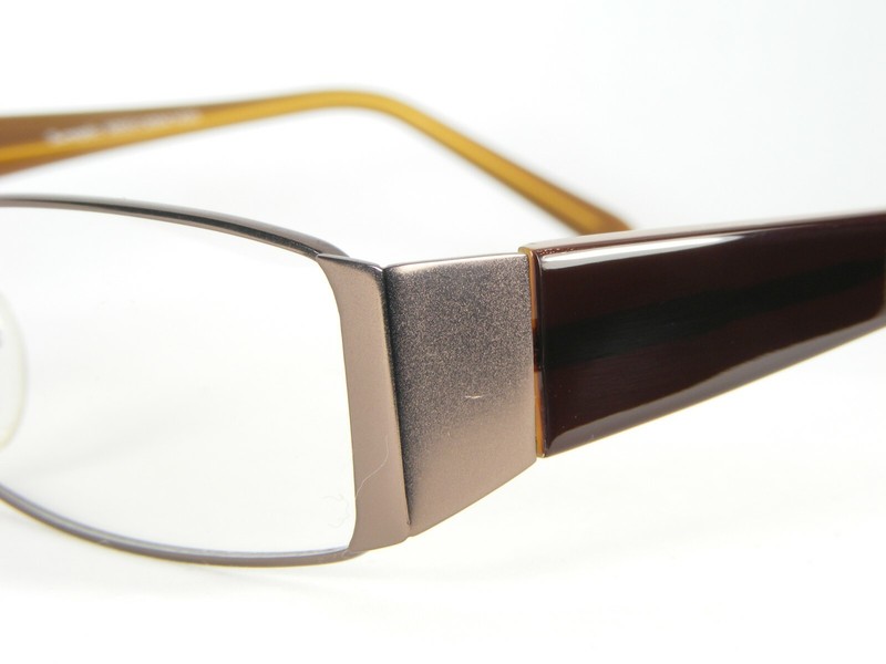 Sunoptic 493C L0207 PALE BROWN EYEGLASSES GLASSES METAL FRAME 51-17-135mm gallery