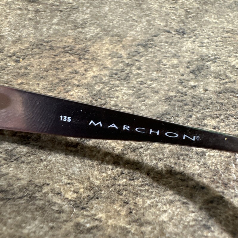 Marchon Tres Jolie 133 Sienna Fantasy Half-Rim Flex Eyeglass Frame 51-18-135 G10 gallery