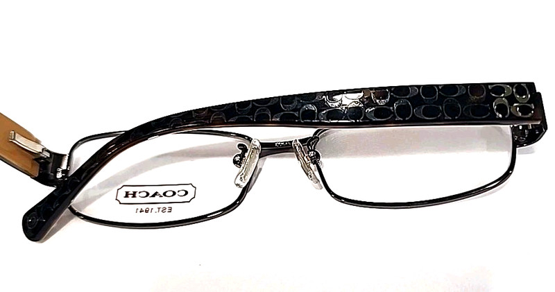 Coach HC5001 Taryn 9023 Dark Brown Metal Rectangle Eyeglasses 50-16 135 New gallery