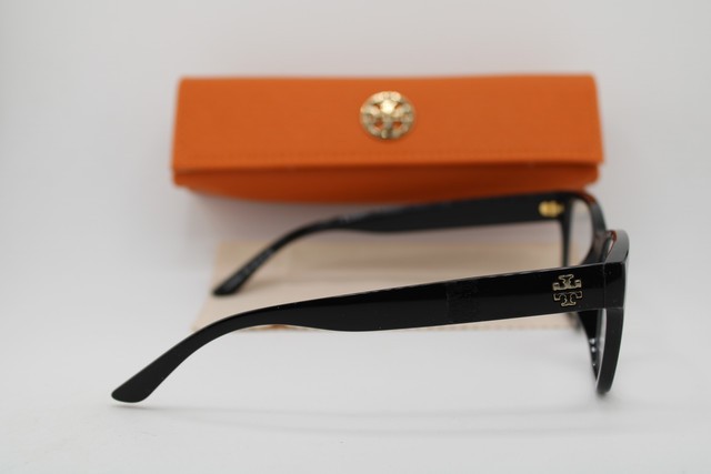 NEW TORY BURCH TY 4010U 1791 POLISHED BLACK GOLD AUTHENTIC EYEGLASSES 52-19 gallery