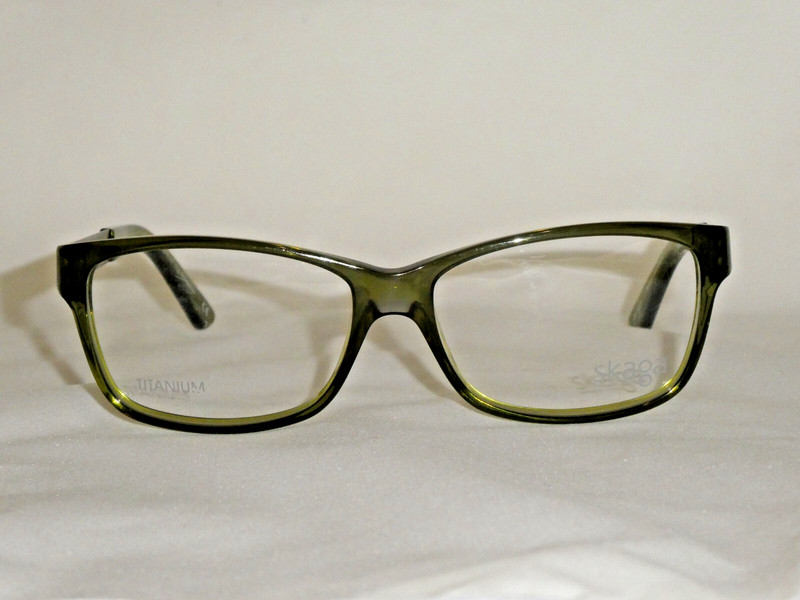 New Authentic SKAGA 2507 OMMA 9304 Olive TITANIUM/Acetate Eyeglasses 54-15-135