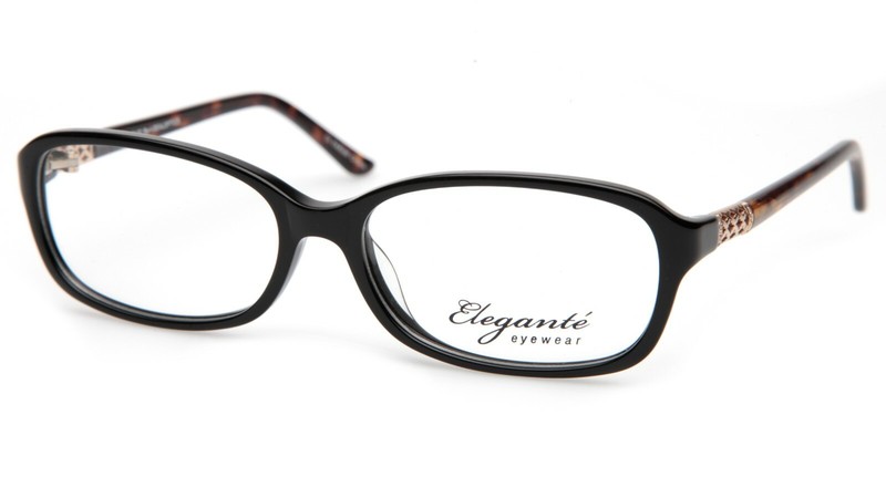 New Elegante eyewear EL32 BLACK EYEGLASSES FRAME 55-16-135mm