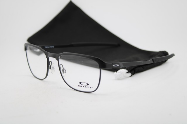 NEW OAKLEY OX8153-0353 TAIL PIPE SATIN BLACK GUNMETAL AUTHENTIC EYEGLASSES 53-18
