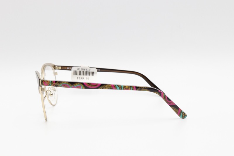 ETRO ET2119 001 Black/Multi-color Paisley 53-17-140 Frames Made in ITALY C235 gallery