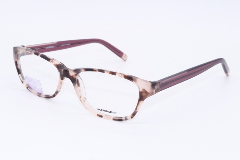 MARCHON NYC DOWNTOWN SPRING 674 HAVANA DESIGNER AUTHENTIC FRAME EYEGLASSES 51-15