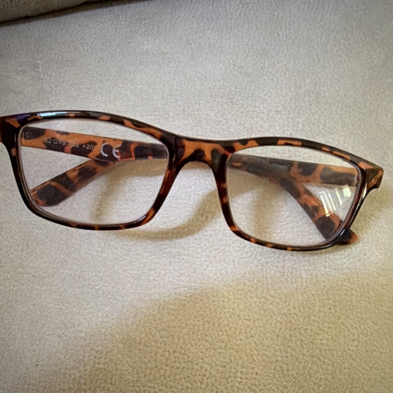 Tortoise Shell Rectangular Full Rim Plastic Eyeglass Frames 53-16-130 NS0920