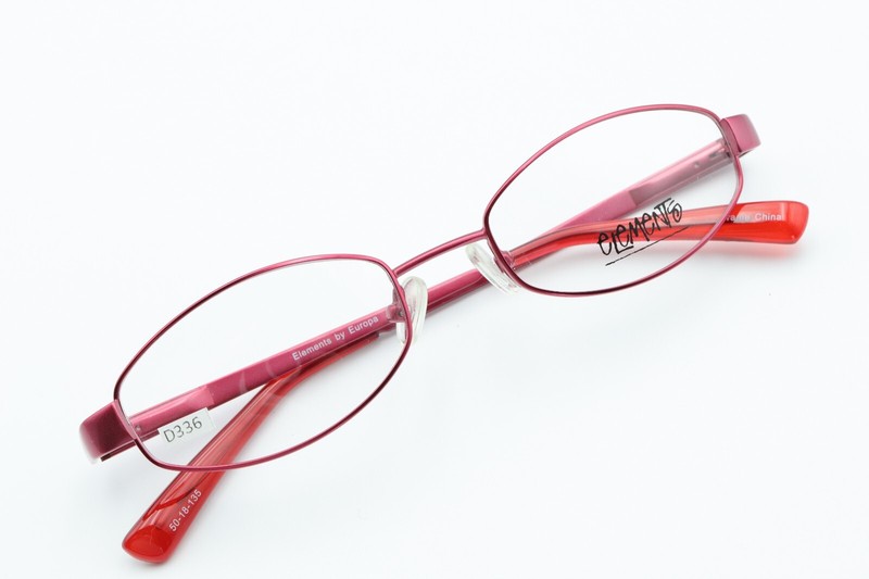 ELEMENTS EUROPA EL-120 03 Satin Pink 50-18-135 Eyeglass Frames Flex Hinges D336