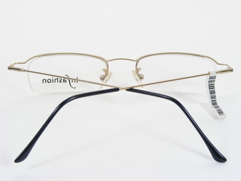 Vintage Infashion 02-530 1 Pale Gold /Black /Silver RARE EYEGLASSES 47-17-140mm gallery